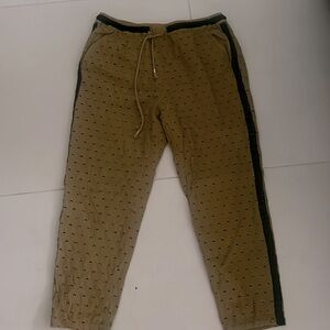 Mustard and Black Anthropologie Pant